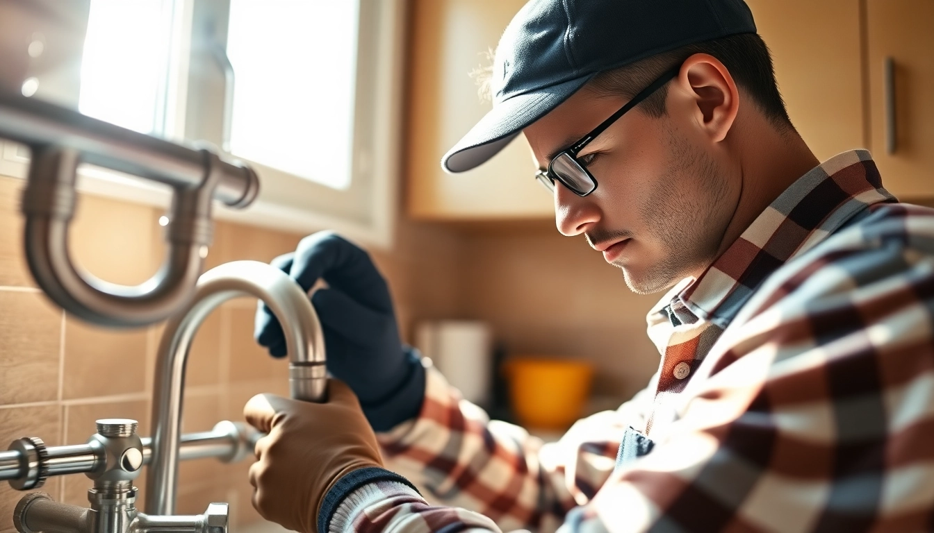 Quality whole house repiping services St Petersburg FL demonstrated by a professional plumber in action.