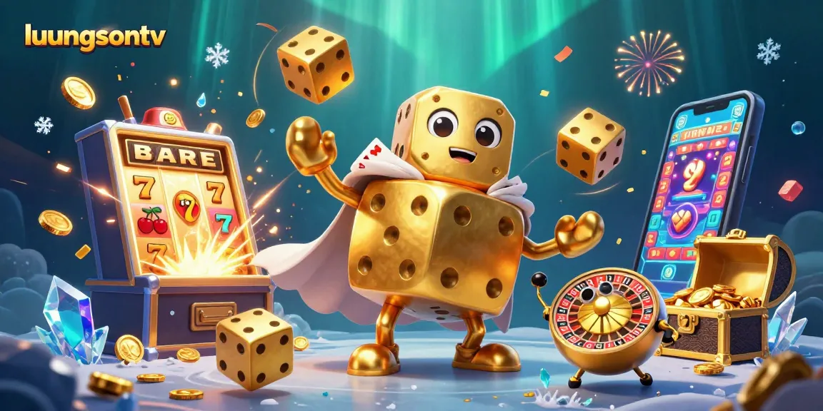 Experience the thrill of winning with luongsontv in this vibrant 3D casino scene filled with dynamic game elements.