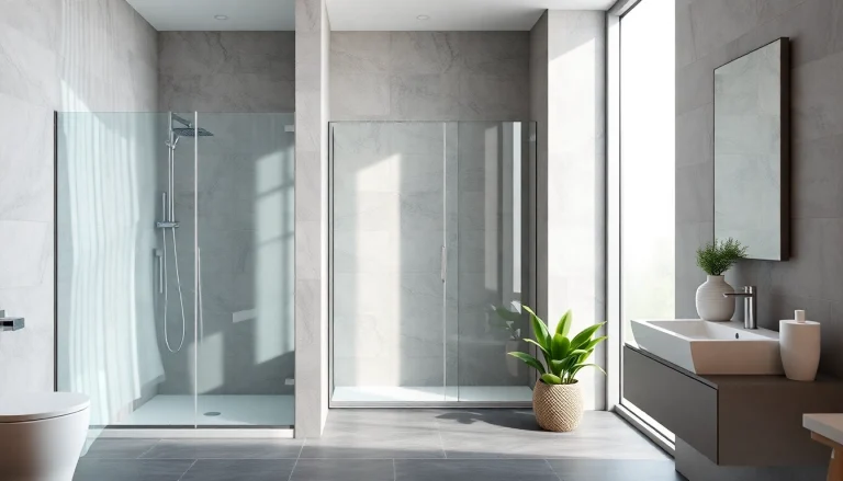 Stylish shower doors uk featured in a modern bathroom, highlighting premium design and elegance.