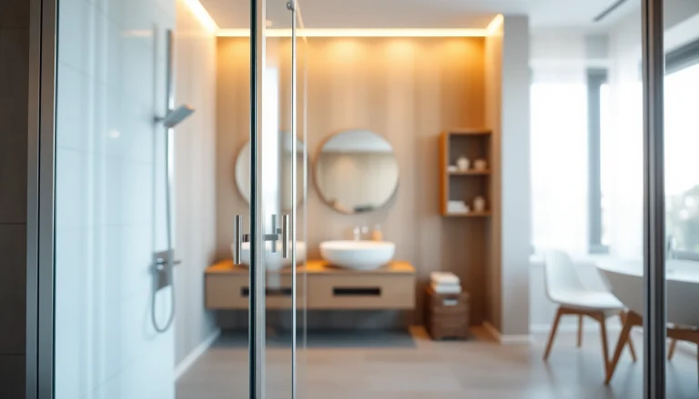 Erlebe die sonni Duschkabine mit modernem Design und klaren Linien in einem stilvollen Badezimmer.