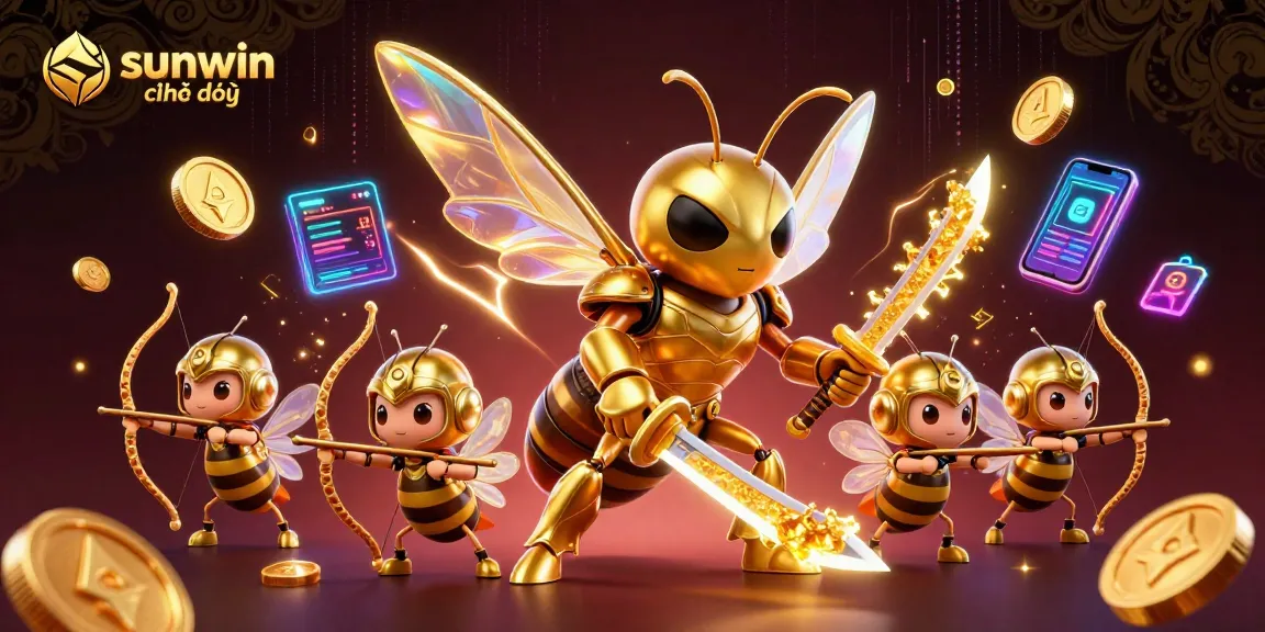 Engage with sunwin chính thức through an epic 3D casino experience showcasing vibrant characters and crypto elements.